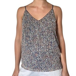 Zara Navy Speckled Camisole Top XS